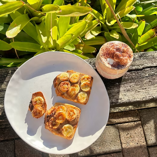 CARAMELISED BANANA TOAST