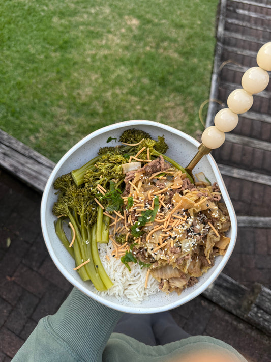 Beef Cabbage Bowls