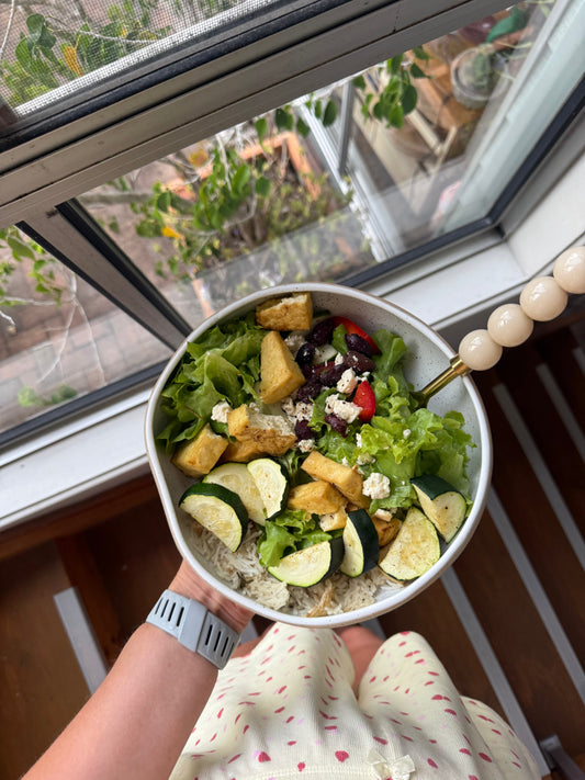Greek Tofu Bowl