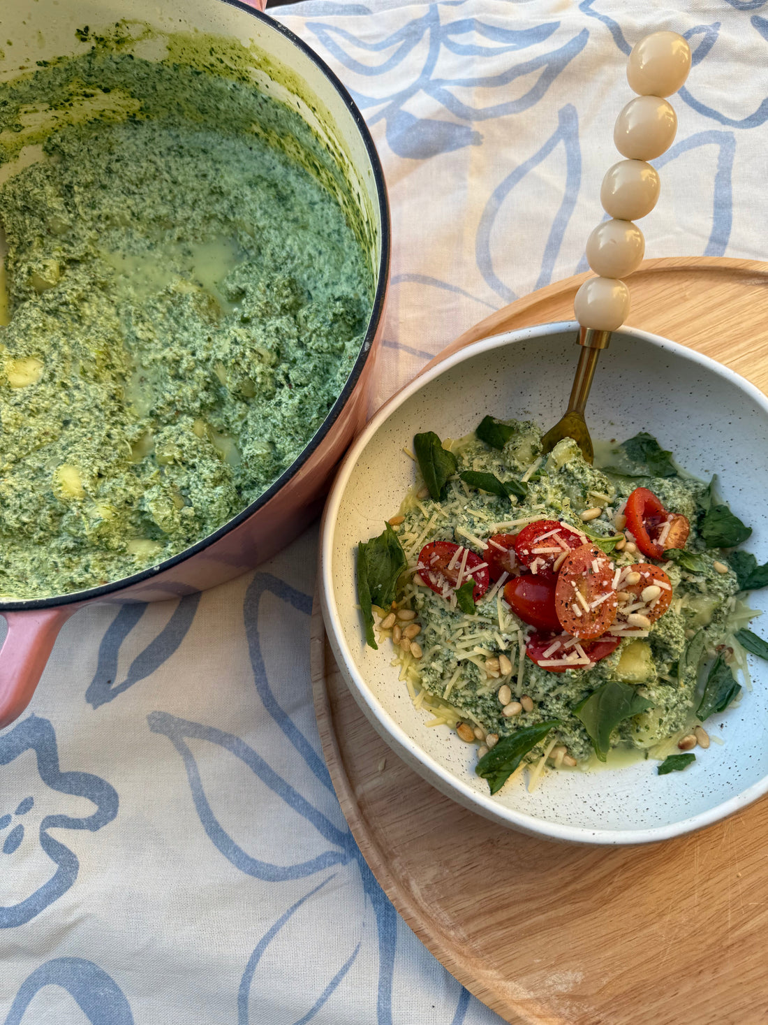 Spinach and Ricotta Gnocchi AKA Pre Game Pasta Night