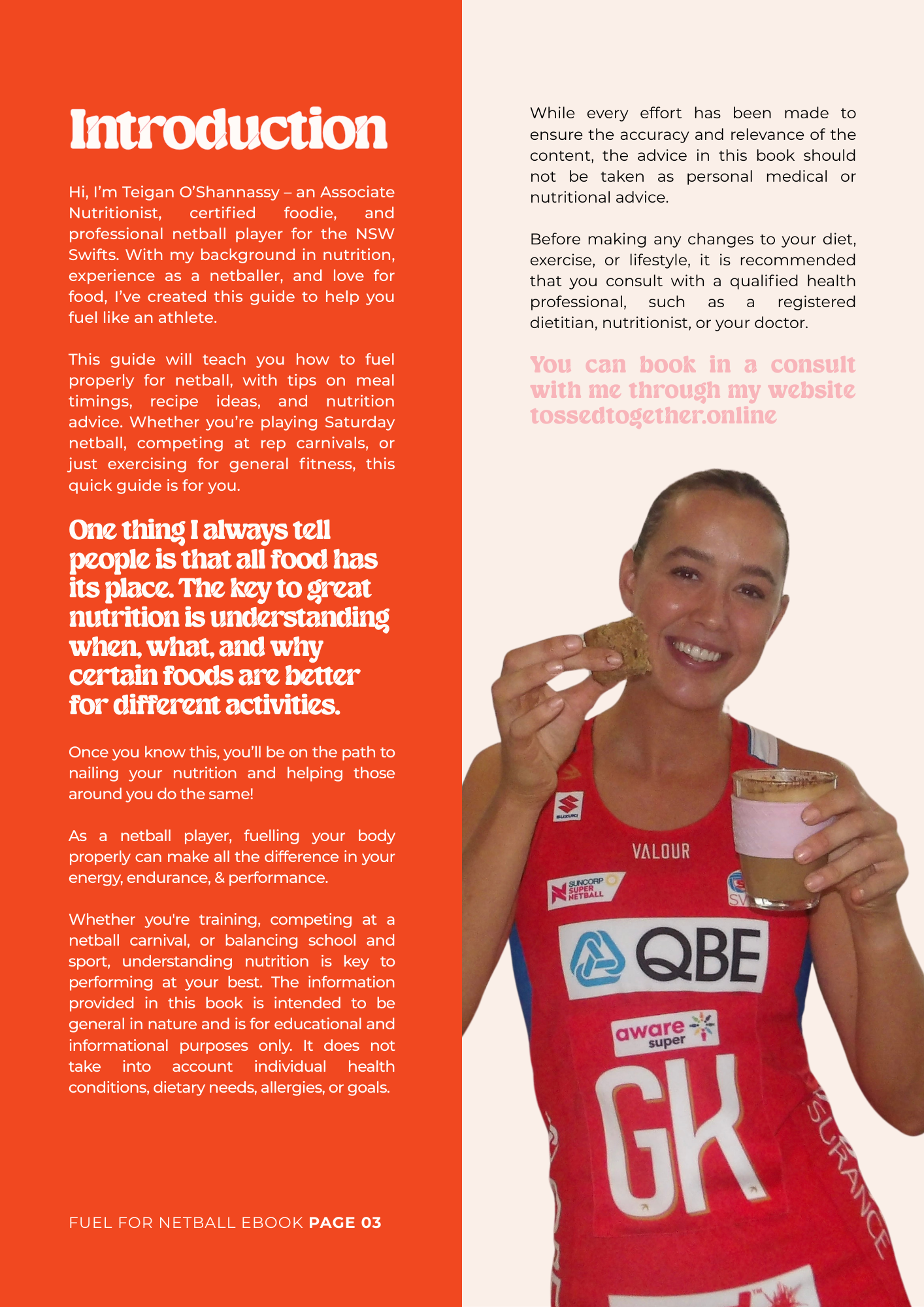 Fuel for Netball & Snacks Edition: Digital eBook Bundle