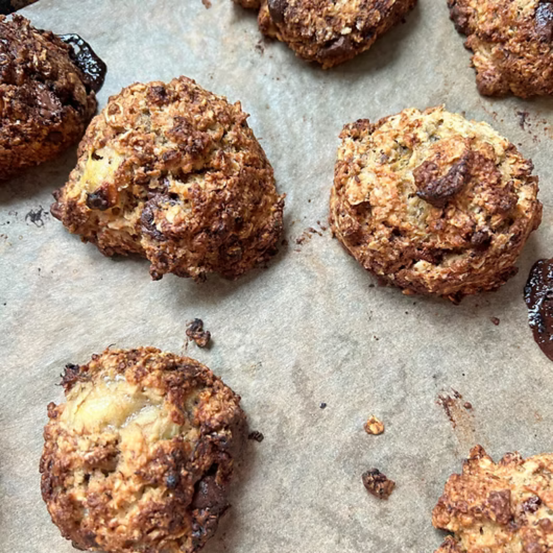 BANANA CHOC CHIP COOKIES