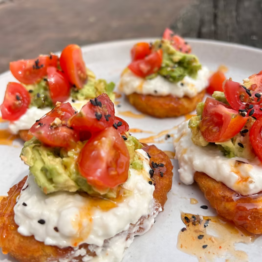 LOADED CHILLI HONEY HASH BROWNS