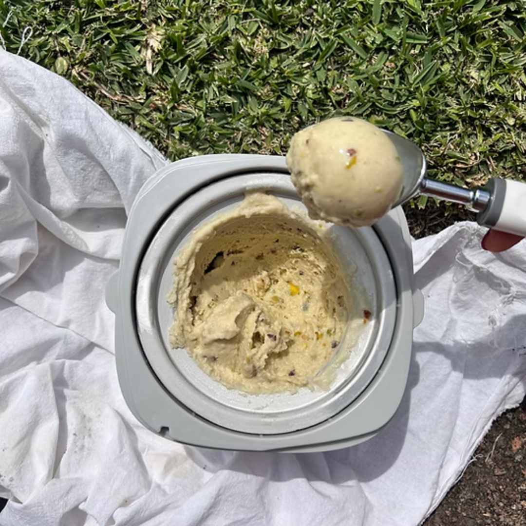 PISTACHIO PROTEIN ICE CREAM
