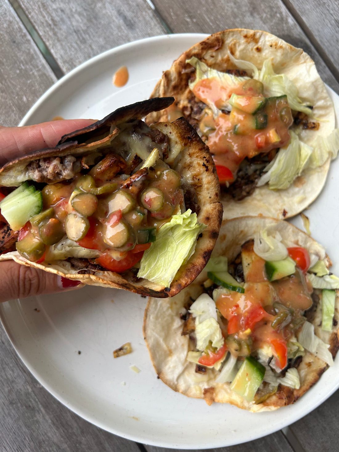 BURGER TACOS