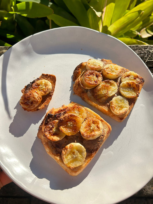 CARAMELISED BANANA TOAST