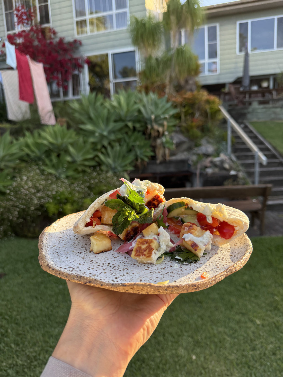 HONEY HALLOUMI PITAS
