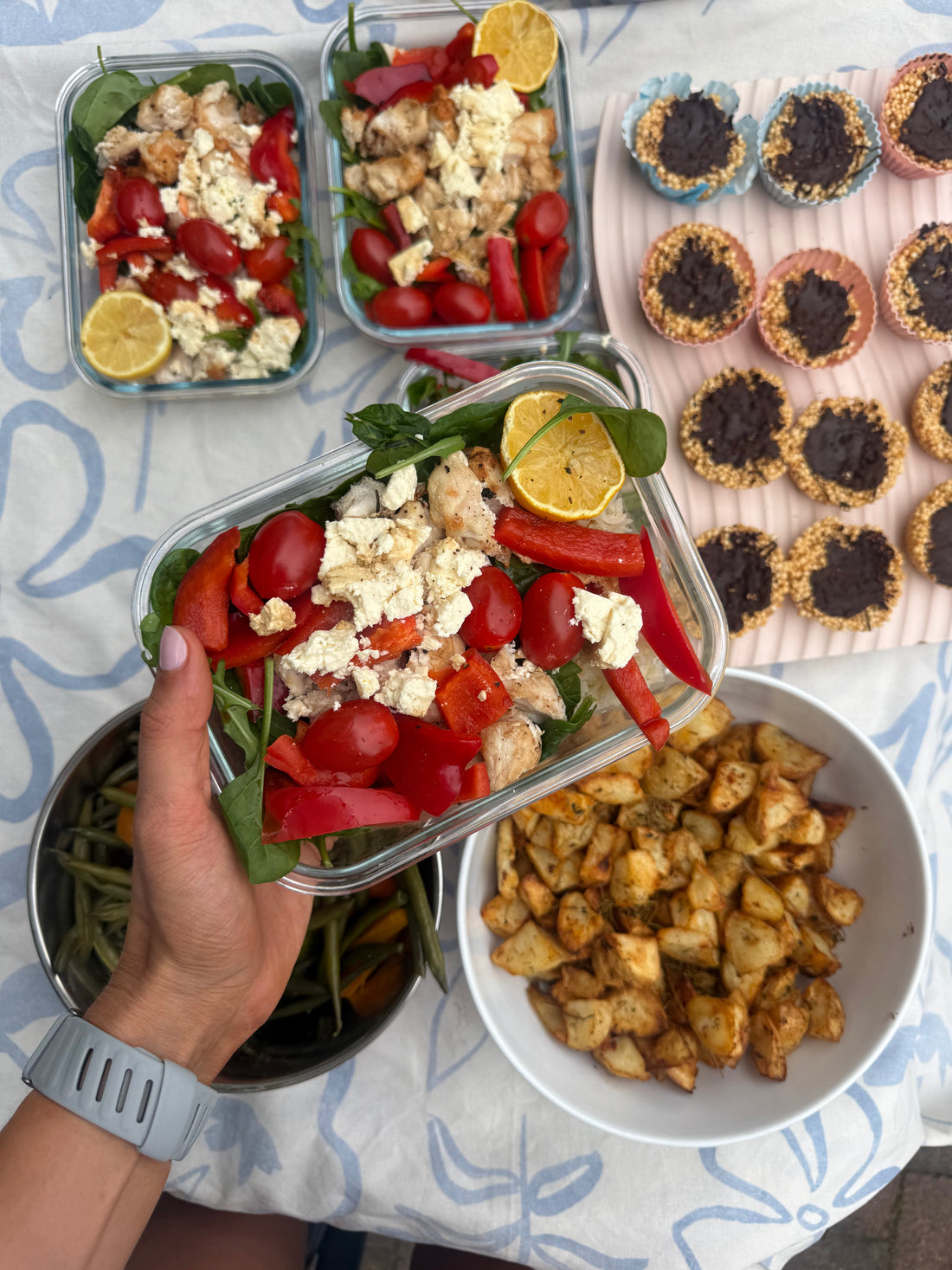 CHICKEN FETA BOWLS