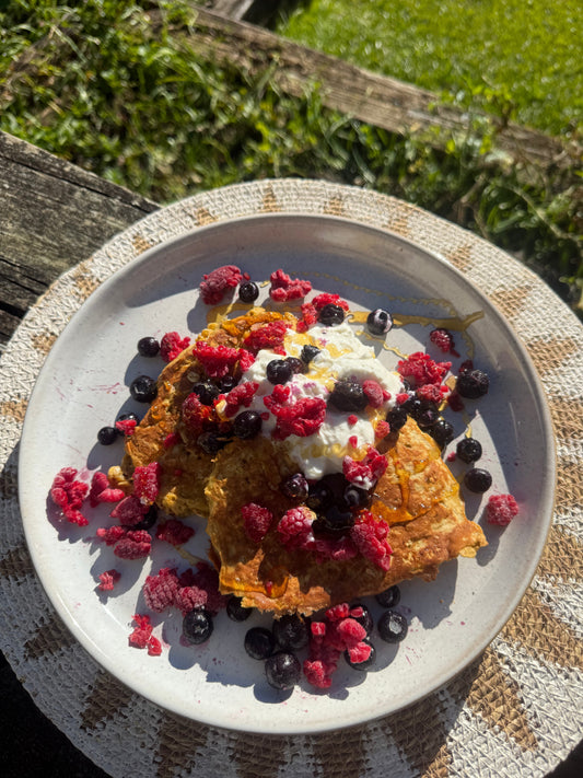 Chunky Oat Pancakes