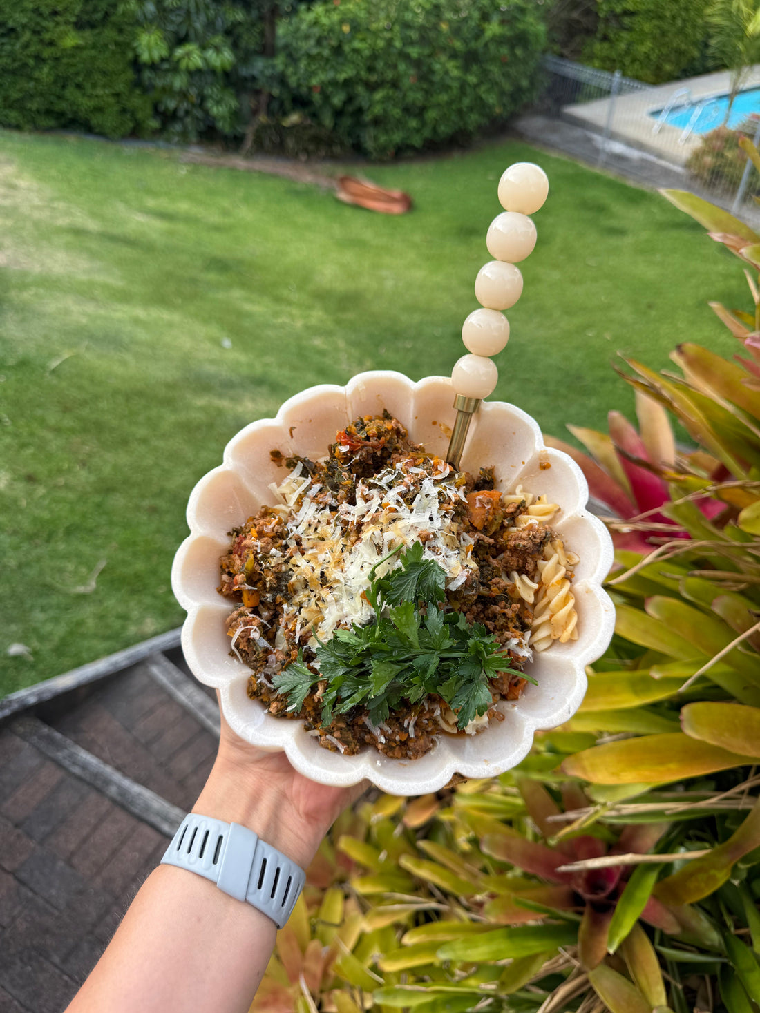 MEAL PREPPED BEEF FETA PASTA BOWLS