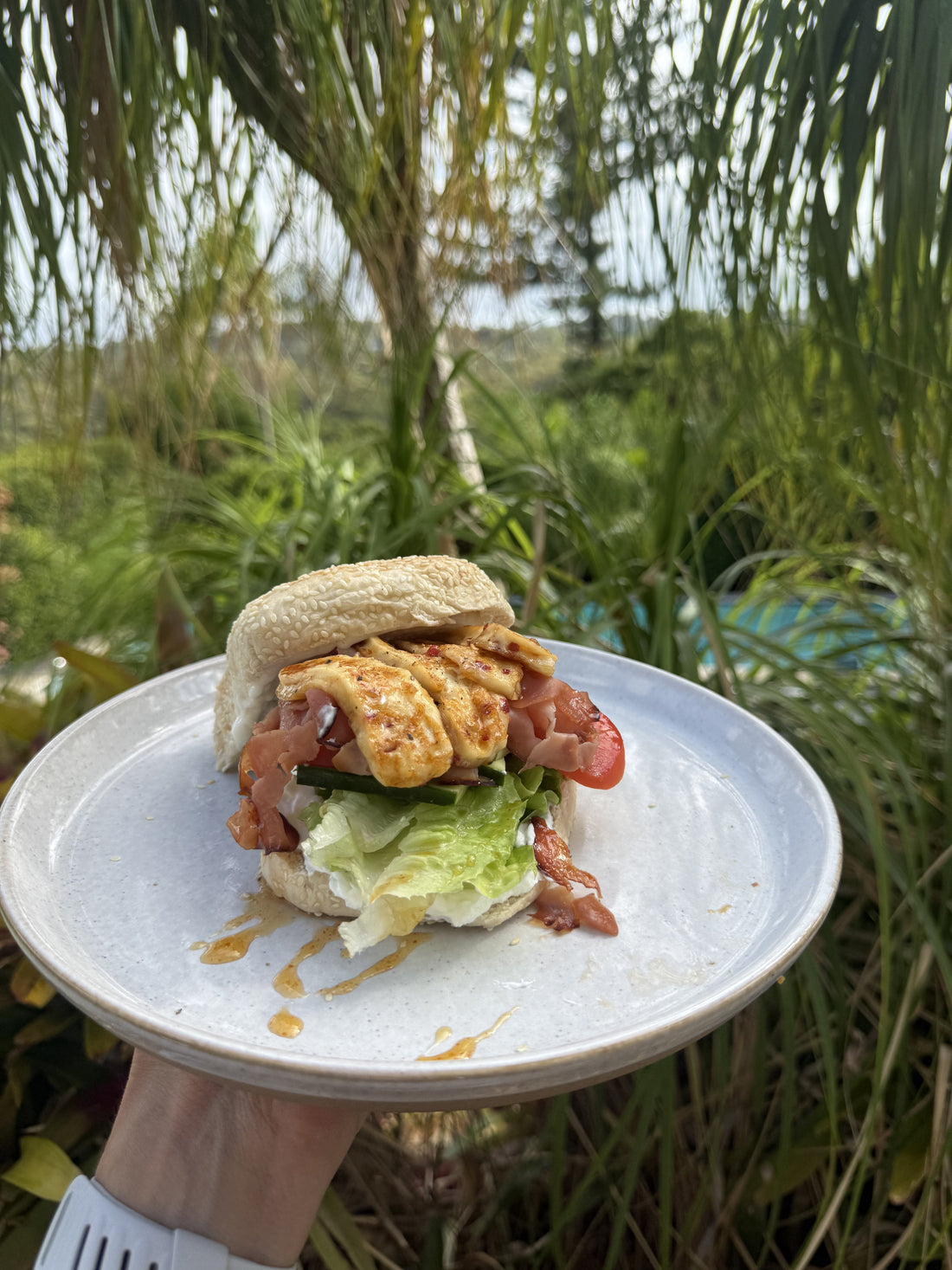 HALLOUMI BAGEL