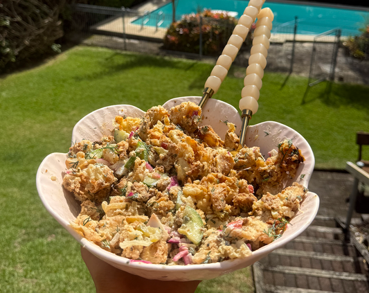 CRISPY + CREAMY POTATO SALAD