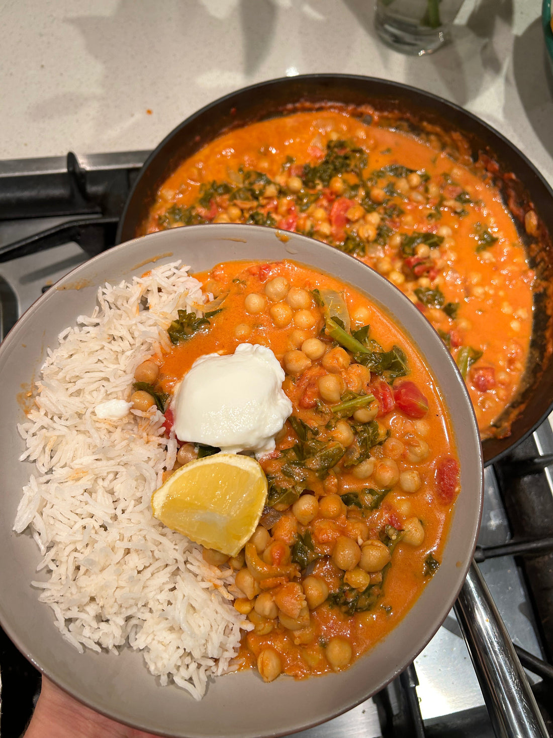 TOMATO CHICKPEA CURRY