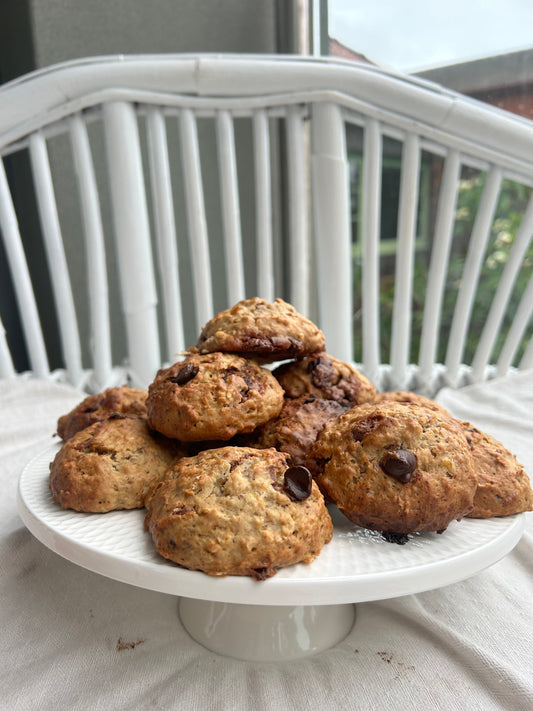 BANANA CHOC CHIP COOKIES