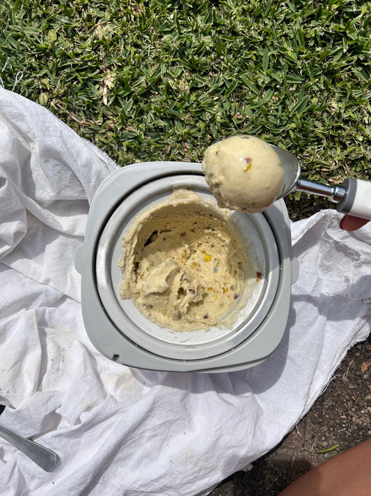 PISTACHIO PROTEIN ICE CREAM