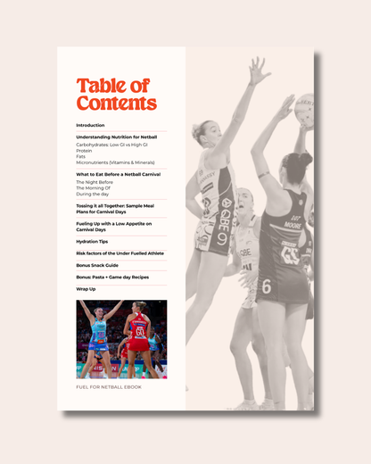 Fuel for Netball: Digital or Physical eBook